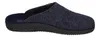 A single blue slipper is shown against a white background. Voir les images du produit