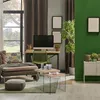 Relaxdays Satztisch 2er Set, massive Tischplatte, edle Glas Produktbild-Vorschau 3
