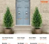 zestaw 2 sztucznych topiary cedrowych sztucznych roślin PE Podgląd zdjęcia produktu 7