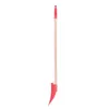 A snow shovel with a red scoop and a wooden handle with a red grip. Anteprima dell’immagine prodotto