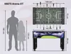 Carromco Kicker Arena-XT Profi Kicker Tischfußball blau Produktbild-Vorschau 2