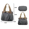 Handtasche Damen Canvas Schultertasche Multifunktionale Produktbild-Vorschau 3