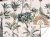 MuchoWow® Poster Blätter - Monstera - Dschungel - Tropisch Produktbild-Vorschau 1