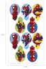 12 dekorací Spiderman z jedlého papíru Náhled obrázku produktu 6