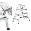 Drabina aluminiowa Drabest, dwustronna, 4 stopnie, 125 kg Podgląd zdjęcia produktu 1