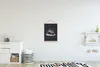 MuchoWow® Textilposter Auto - Weiß - Flammen - Vintage Produktbild-Vorschau 2