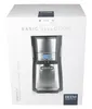 The image shows the front of a product box for a coffee maker. Produktbild-Vorschau