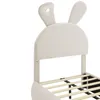 Lit douillet rembourré avec oreilles de lapin et lumière Voir les images du produit 9
