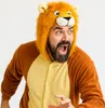 Onesie Kigurumi Pigiama Leone Costume Travestimento M: 155 Anteprima dell’immagine prodotto 7