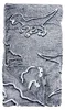 Textino Wohndecke Dino 100x150 cm Grau Produktbild-Vorschau 2