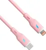 Kabel USB type C / Lightning 1m AK-USB-71 30W Silikon Rosa Produktbild-Vorschau 2