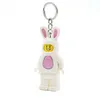 A LEGO minifigure keychain in a bunny costume. Podgląd zdjęcia produktu