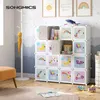 Songmics LPC906W01, Odkladacia schránka, Biela, Štvorec, Náhľad obrázku produktu 14