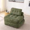 Rozkładana sofa z sztruksu 2 w 1 z regulowanym oparciem, Podgląd zdjęcia produktu 5