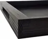 Vassoio da portata in legno nero cameriere 45x35 cm pino Anteprima dell’immagine prodotto 2
