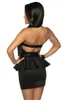Bandeau-Minikleid mit Schößchen 12931 Pailletten-Kleid Produktbild-Vorschau 3