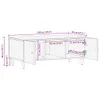 Couchtisch 100x54x40 cm Massivholz Mango Produktbild-Vorschau 11