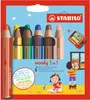 Kolorowy ołówek, akwarela i kredka woskowa - STABILO woody Podgląd zdjęcia produktu 4