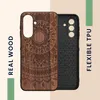 kwmobile Handyhülle für Samsung Galaxy A26 5G Hülle Holz - Produktbild-Vorschau 4