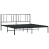Möbel Bettgestell - Doppelbett - mit Kopfteil Metall Produktbild-Vorschau 4