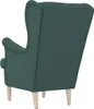 vidaXL Kreslo tmavozelené 74x84x100 cm látka Náhľad obrázku produktu 6