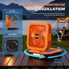 Kehot Solar Campingventilator mit LED Licht, USB-C & Produktbild-Vorschau 2