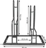 Fahrradständer für 4 Fahrräder höhenversetzt 140 x 75,5 cm Produktbild-Vorschau 7