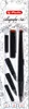 Herlitz set de 5 stylos à plume calligraphie, noir Voir les images du produit 4