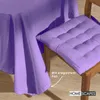 HOMESCAPES Tischdecke lila 137 x 137 cm, 100% Baumwolle Produktbild-Vorschau 6
