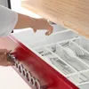 relaxdays podnos na příbory kovový bílý Náhled obrázku produktu 2