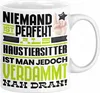Haustiersitter Geschenk Tasse Lustige Geschenkidee für Produktbild-Vorschau 1