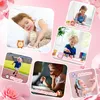 A collage of images showing children interacting with different functions, likely representing features of a toy phone. Produktbild-Vorschau