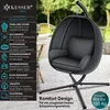 KESSER® Luxe Hängesessel mit Gestell + weicher Sitzkissen, Produktbild-Vorschau 2