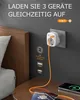 TESSAN 2er Pack Adapter England Deutschland Stecker 3 in 1 Produktbild-Vorschau 4