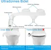 WC Sitze Bidet, Dusch WC-Sitz Aufsatz, Einstellbarer Produktbild-Vorschau 4