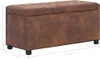 vidaXL Ottoman avec espace de rangement 87,5 cm brun aspect Voir les images du produit 8