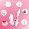 INF Nástroj Gua Sha z nerezové oceli ve tvaru křídla pro Náhled obrázku produktu 4