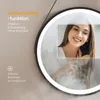 EMKE Lustro łazienkowe LED okrągłe o średnicy 70 cm Lustro Podgląd zdjęcia produktu 6