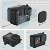 Für GoPro Hero 12 11 10 9 Zubehör Kit Schwarz Silikon Produktbild-Vorschau 6