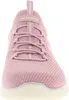 A close-up, front-facing view of a pink Skechers shoe. Produktbild-Vorschau