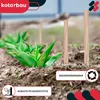 KOTARBAU® 25er Set Pflanzstäbe 40cm Tomaten & Gurken Produktbild-Vorschau 2