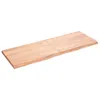 Piano tavolo vidaXL marrone chiaro 140x50x(2-4) cm in Anteprima dell’immagine prodotto 7