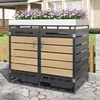 Abri pour poubelles de 240 litres, pour 2 poubelles - Voir les images du produit 8