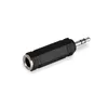 1x3,5mm-Klinke-zu-1x6,3mm-Klinke-Adapter Stereo Produktbild-Vorschau 1