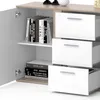 Commode avec tiroirs Vicco Novelli Sonoma 40x80cm avec Voir les images du produit 6
