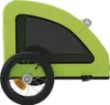 vidaXL Príves na bicykel pre psov zelený Oxford tkanina a Náhľad obrázku produktu 6