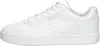 A side view of a single white Puma sneaker. Produktbild-Vorschau