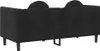 vidaXL Sofa mit Kissen 2-Sitzer Schwarz Samt Produktbild-Vorschau 6