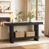 Console tafel van massief hout, 160 cm breed, 2-laags, Productafbeelding-voorbeeld 4