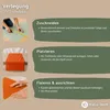 An instructional graphic showing how to use DIY table decoration. Produktbild-Vorschau